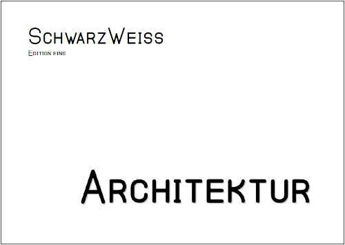 e-Book Architektur SchwarzWeiss