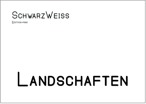 e-Book Landschaften SchwarzWeiss